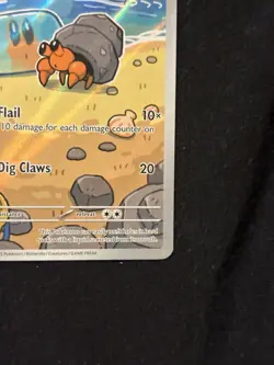 Pokemon Dwebble Illustration Rare Holo 129/086 Sv: Black Bolt 2025 Card - Image 3