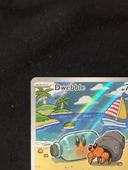 Pokemon Dwebble Illustration Rare Holo 129/086 Sv: Black Bolt 2025 Card - Image 5