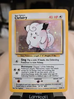 1995-1998 Holo Clefairy Pokemon Card 2nd Set 5/102!! Classic Pokemon Cards - Image 1