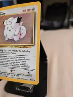 1995-1998 Holo Clefairy Pokemon Card 2nd Set 5/102!! Classic Pokemon Cards - Image 3