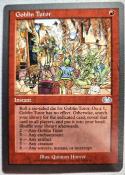 MTG - 1998 - Unglued - Goblin Tutor - Unplayed - Image 1