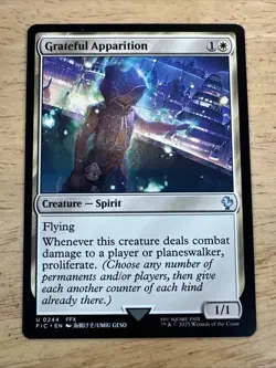 Grateful Apparition - 244 - Commander: FINAL FANTASY- Near Mint - MTG - Image 1