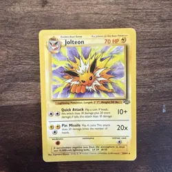 Jolteon 20/64 Jungle Unlimited Non-Holo Rare Vintage 1999 Pokemon - Image 1