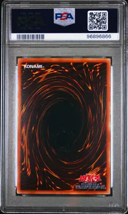 2010 YU-GI-OH! JPN TSHD-THE SHINING DARKNESS #JP040 BLACK-WINGED DRAGON PSA 9 - Image 2