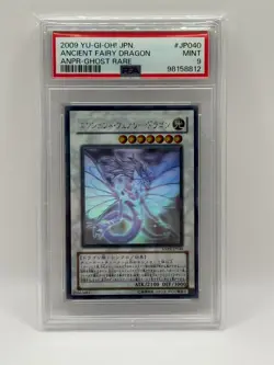 PSA9 Yu-Gi-Oh Ancient Fairy Dragon ANPR-JP040 Holo Ghost Rare Japanese YuGiOh - Image 1