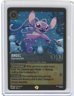 Disney Lorcana Winterspell #191/204 Angel - Experiment 624 | Legendary Cold Foil - Image 1