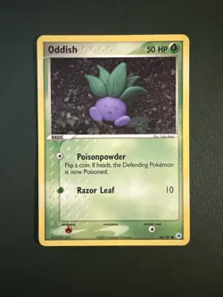 Oddish 68/101 Common Regular Hidden Legends Vintage Pokemon TCG Card LP - Image 1
