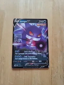 Pokemon TCG Fusion Strike Gengar v Ultra Rare Holo Card 156/264 NM - Image 1