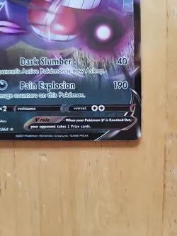 Pokemon TCG Fusion Strike Gengar v Ultra Rare Holo Card 156/264 NM - Image 5