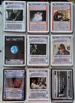Collection Of Star Wars CCG Card Lot of 245 Cards 95 To 97 With Rares MP - Image 1