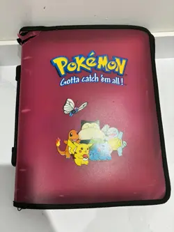 Pokemon Vintage WOTC Cards Bundle Binder 155+ cards some holos and rare - Image 1