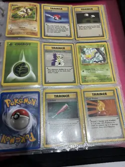 Pokemon Vintage WOTC Cards Bundle Binder 155+ cards some holos and rare - Image 3