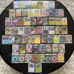 Japanese Pokemon TCG Lot Radiant/Shiny Treasure/Holo/EX/SR/AR/RR/RRR (65 Cards) - Image 1