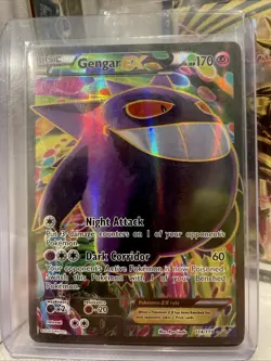 Gengar EX Full Art Ultra Rare Card #114/119 Pokemon XY Phantom Forces - Image 1