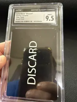 2023 Disney Lorcana Discard Black Background Error Card CGC 9.5 - Image 1