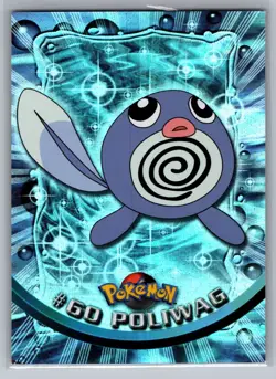 Poliwag #60 Topps Pokemon Card - Foil - Blue Logo - NM - Image 1