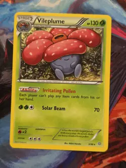 Vileplume 3/98 XY Ancient Origins Rare Pokemon Card - Image 1