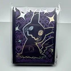 Pokemon TCG Mimikyu S&V Paldean Fates Elite Trainer Box Card Sleeves 65ct. - Image 1