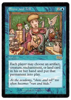 1x Show and Tell - Urza's Saga - MTG Single - Image 1