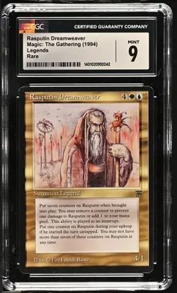 Rasputin Dreamweaver MTG Legends English CGC Graded Magic VINTAGE RARE bgs psa - Image 1