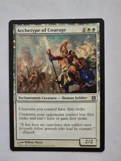 MTG Archetype of Courage Born of the Gods - Image 1