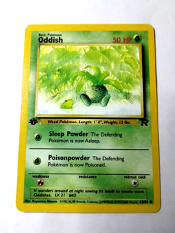 Pokemon TCG Oddish Team Rocket 63 Regular 1st Edition Common - Uncirculated - Image 1