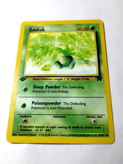 Pokemon TCG Oddish Team Rocket 63 Regular 1st Edition Common - Uncirculated - Image 2