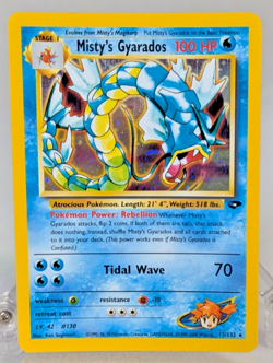 Pokemon - Misty's Gyarados - 13/132 - Gym Challenge - Unlimited - Holo Rare - Image 1
