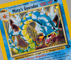 Pokemon - Misty's Gyarados - 13/132 - Gym Challenge - Unlimited - Holo Rare - Image 4