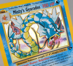 Pokemon - Misty's Gyarados - 13/132 - Gym Challenge - Unlimited - Holo Rare - Image 5