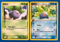 Pokemon TCG Oddish 64/115 Unseen Forces & 73/110 Holon Phantoms LOT LP - Image 1