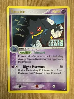 Pokemon - Banette 1/100 Reverse Holo Stamped - EX Crystal Guardians DMG - Image 1