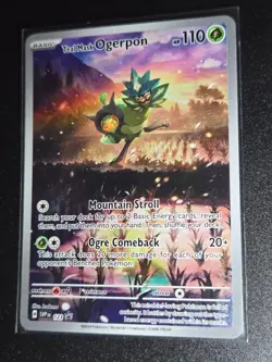 Pokemon TCG - Teal Mask Ogerpon SVP 123 - Scarlet & Violet Black Star Promo. - Image 1