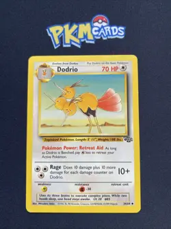 Pokemon TCG Dodrio Jungle 34/64 Regular MP. - Image 1