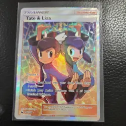 Pokemon TCG: Tate & Liza 166/168 Full Art Trainer Celestial Storm NM Holo - Image 1
