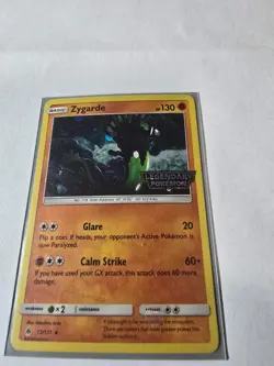 Pokemon Zygarde Forbidden Light Legendary Pokemon Stamp Promo 72/131 NM/MT - Image 1
