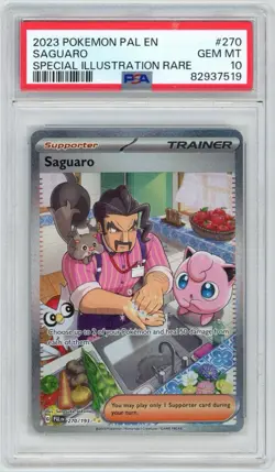 2023 Pokemon PAL EN Saguaro #270 – PSA 10 GEM MINT - Image 1