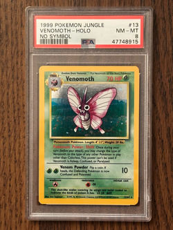 Pokemon Jungle VENOMOTH PSA 8 # 47748915 - Image 2