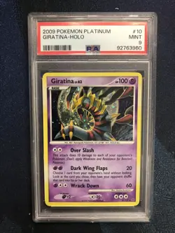 2009 Pokemon Platinum Giratina Holo 10/127 PSA 9 - Image 1