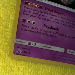 Mewtwo SM214 Holo Promo SM: Promos NM English Pokemon - Image 2
