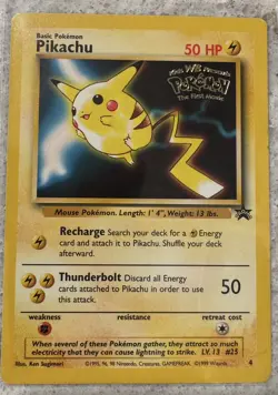 Pikachu (Movie Promo) 04/53 Wotc Promo Regular Pokemon TCG - Image 1