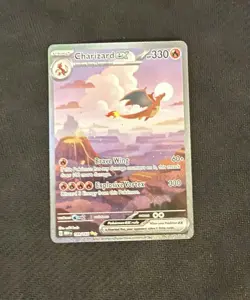 Pokemon TCG Scarlet and Violet 151 Charizard EX SIR 199/165 - Image 1