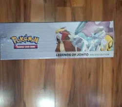 Pokemon TCG Legends of Johto Pin Collection Box - New Sealed (9 Packs, 3 Pins) - Image 5