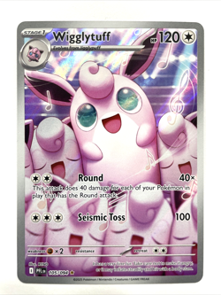 Pokemon Wigglytuff 105/094 Mega Evolution Phantasmal Flames Holo IR - Image 1