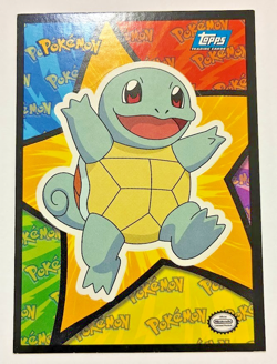 ** 1999 Topps ** Pokemon " Squirtle " Movie Edition Sticker ** LP Condition ** - Image 1