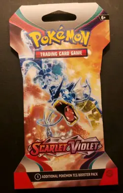 Scarlet & Violet Sleeved Booster Pack Pokemon TCG *NEW* - Image 1