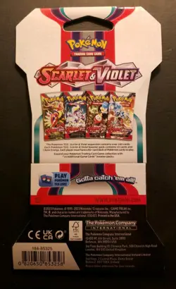 Scarlet & Violet Sleeved Booster Pack Pokemon TCG *NEW* - Image 2