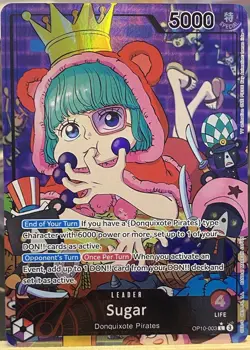 One Piece TCG - Sugar OP10-003 (Parallel) - Alternate Art Leader - Royal Blood - Image 1