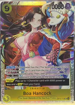 One Piece CCG: Boa Hancock SR - OP14-112 - The Azure Sea’s Seven OP14 - Yellow - Image 1
