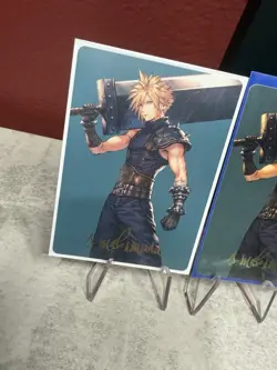 Cloud Ex-SOLDIER Art Card 50/53 Signature Art Series: FINAL FANTASY Gold Stamped - Image 2
